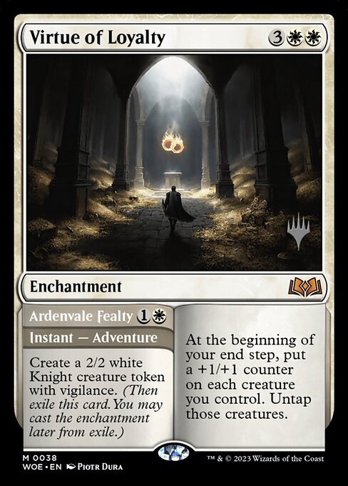 Virtue of Loyalty // Ardenvale Fealty — Wilds of Eldraine Promos