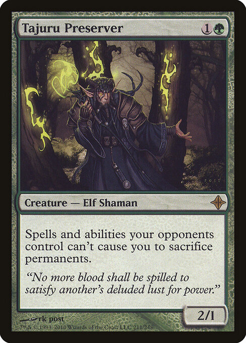 Carta Preservador de Tajuru — Rise of the Eldrazi · ROE · #211