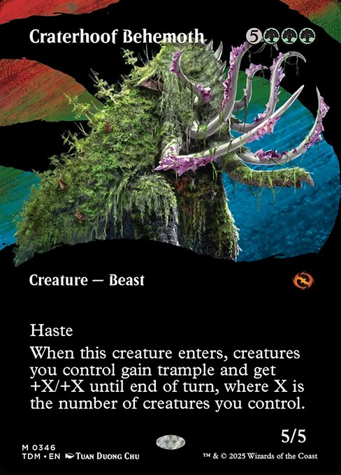 Behemot cascocráter — Tarkir: Dragonstorm