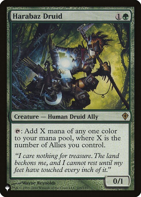 Druida de Harabaz — The List