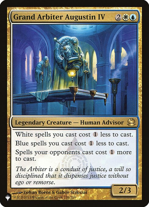 Gran árbitro Augustin IV — The List