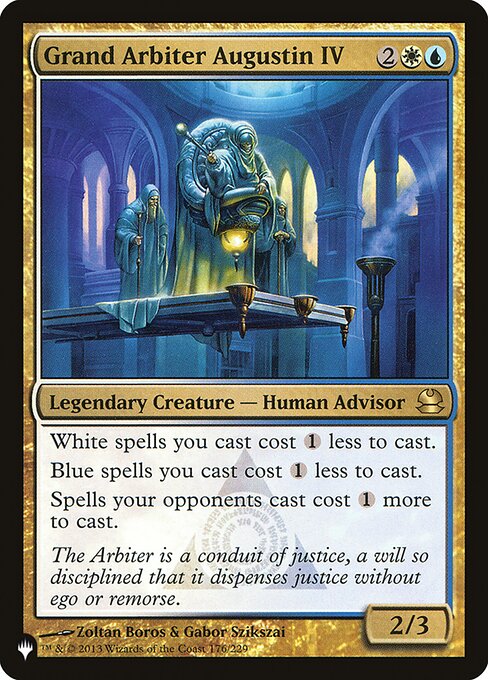 Gran árbitro Augustin IV — The List