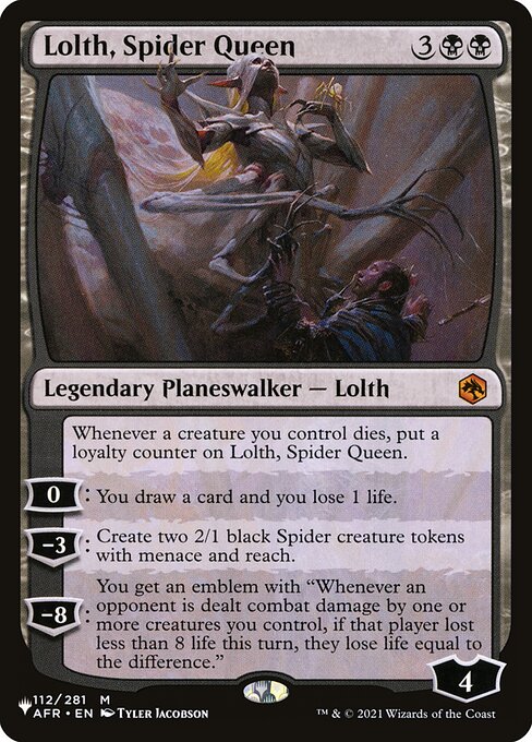 Lolth, la Reina Araña — The List