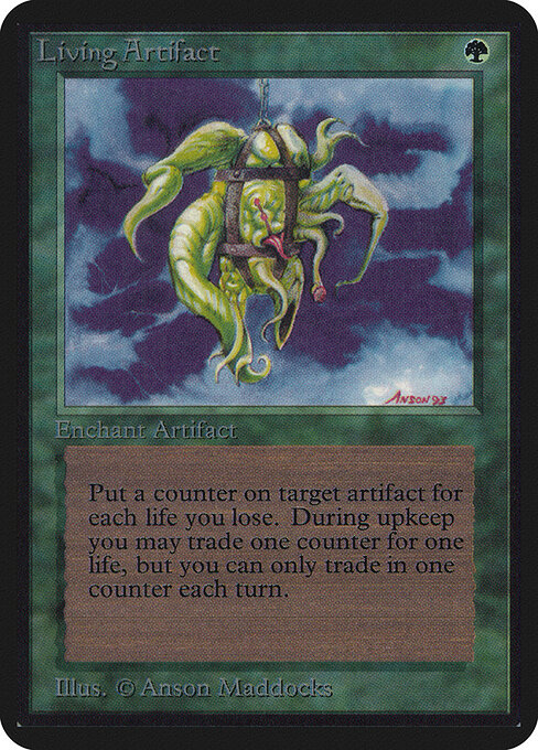Carta Artefacto viviente — Limited Edition Alpha · LEA · #208