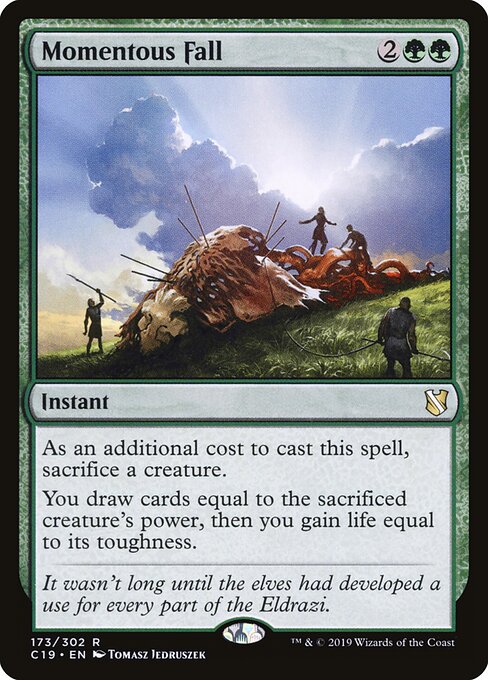 Carta Caída memorable — Commander 2019 · C19 · #173
