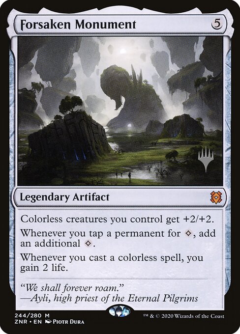 Monumento abandonado — Zendikar Rising Promos