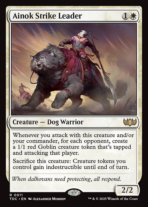 Jefe de asalto ainok — Tarkir: Dragonstorm Commander