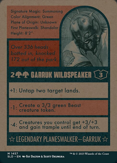 Garruk Portavoz Salvaje (cara trasera)