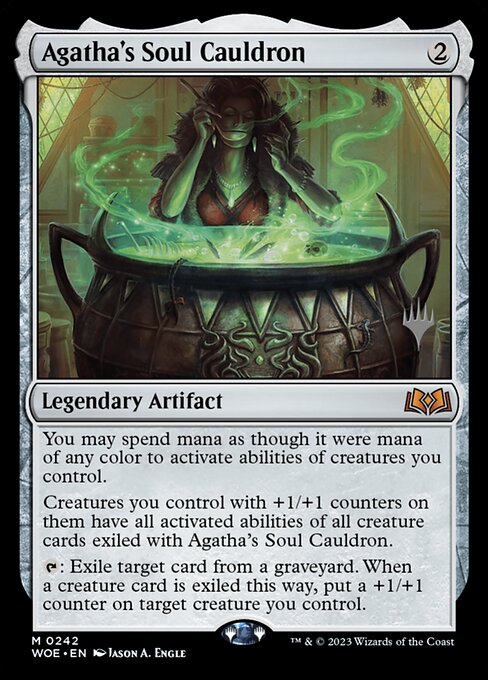 Carta Caldero de almas de Agatha — Wilds of Eldraine Promos · PWOE · #242p