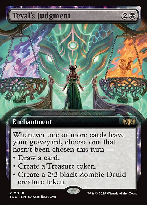 Juicio de Teval — Tarkir: Dragonstorm Commander