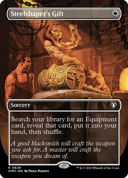 Regalo del moldea acero — Commander Masters