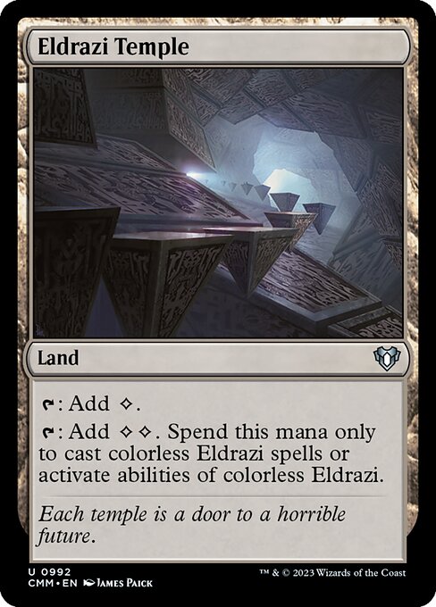 Templo eldrazi — Commander Masters