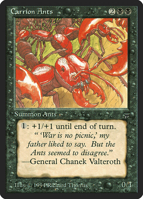 Carta Hormigas carroñeras — Legends · LEG · #90