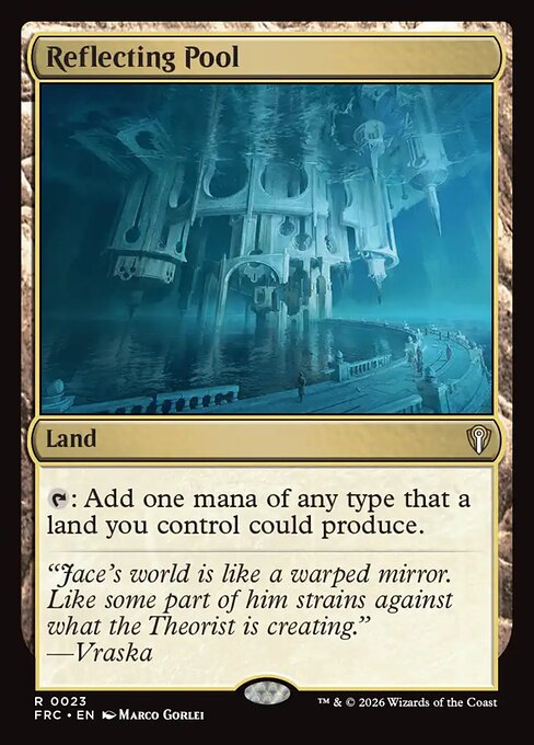 Estanque reflectante — Reality Fracture Commander