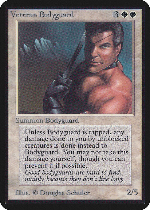 Carta Veteran Bodyguard — Limited Edition Alpha · LEA · #41