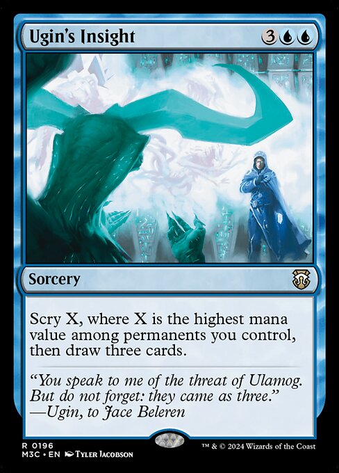 Carta Perspicacia de Ugin — Modern Horizons 3 Commander · M3C · #196