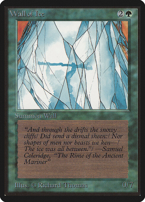 Carta Muro de hielo — Limited Edition Beta · LEB · #225