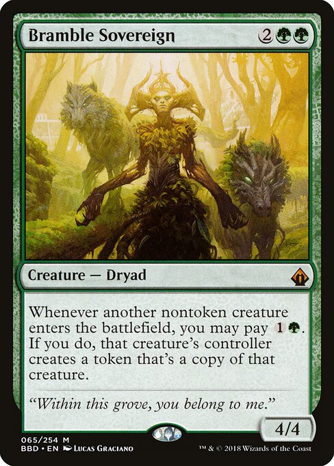 Carta Soberana de zarzas — Battlebond · BBD · #65