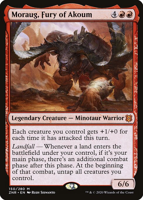Moraug, la Furia de Akoum — Zendikar Rising