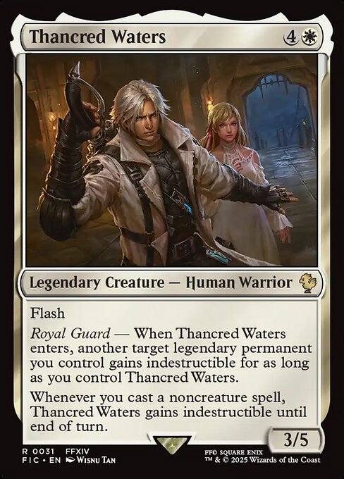 Carta Thancred Waters — Final Fantasy Commander · FIC · #31