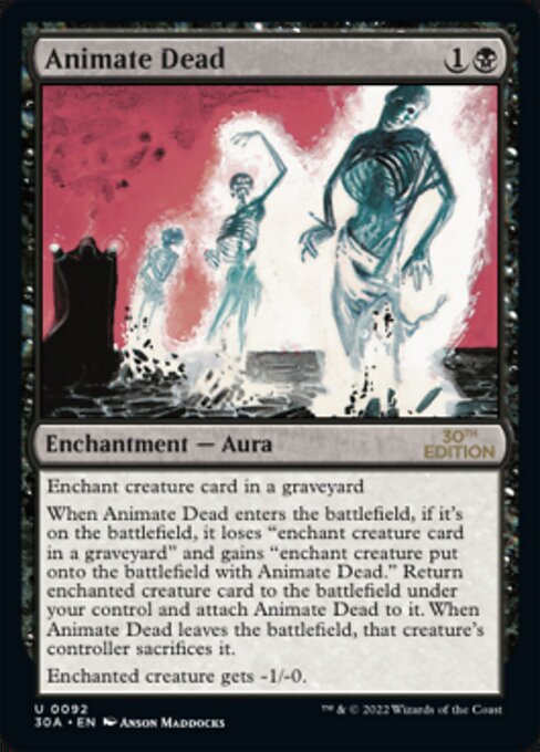 Animar a los muertos — 30th Anniversary Edition