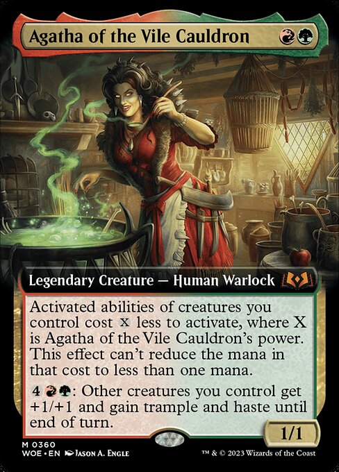 Carta Agatha del caldero vil — Wilds of Eldraine · WOE · #360