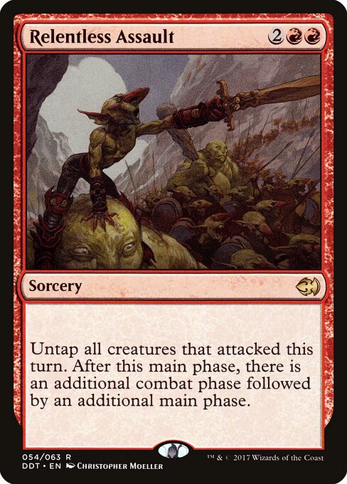 Asalto implacable — Duel Decks: Merfolk vs. Goblins