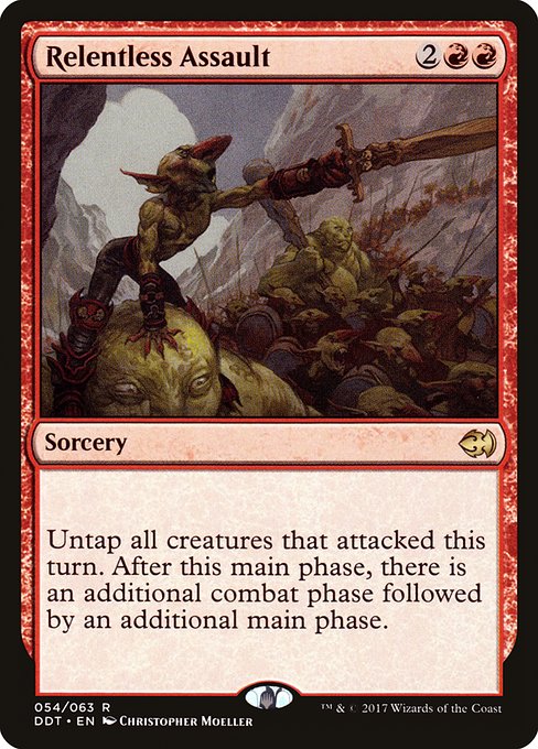 Asalto implacable — Duel Decks: Merfolk vs. Goblins