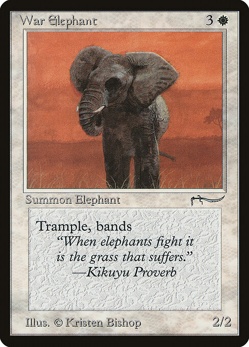 Carta War Elephant — Arabian Nights · ARN · #11†