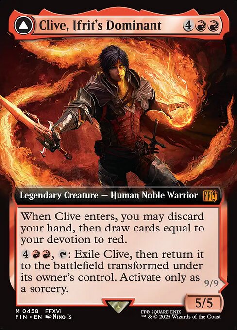 Clive, Ifrit's Dominant // Ifrit, Warden of Inferno — Final Fantasy