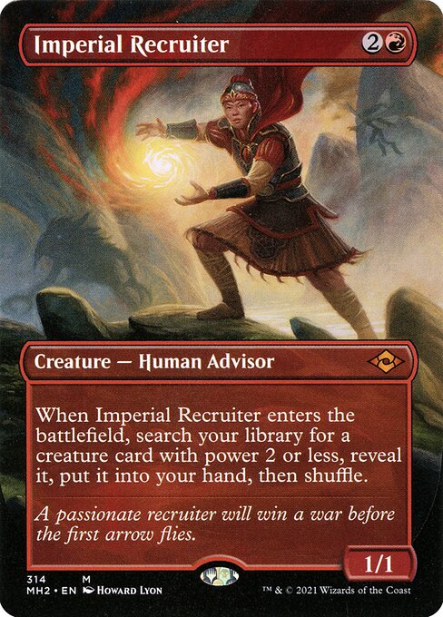 Carta Reclutador imperial — Modern Horizons 2 · MH2 · #314