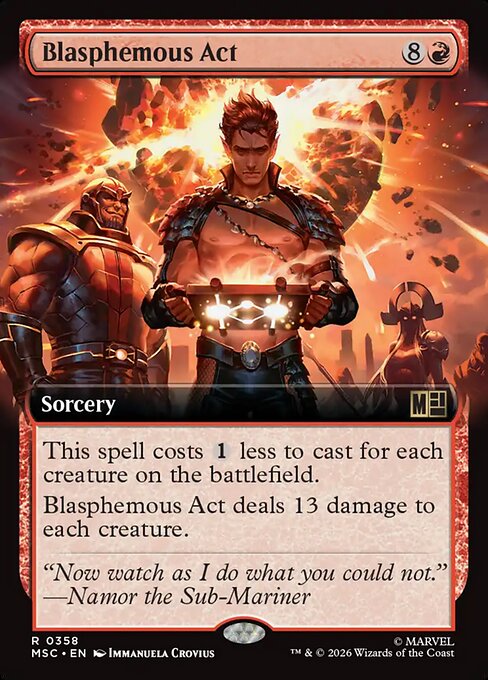 Acto blasfemo — Marvel Super Heroes Commander