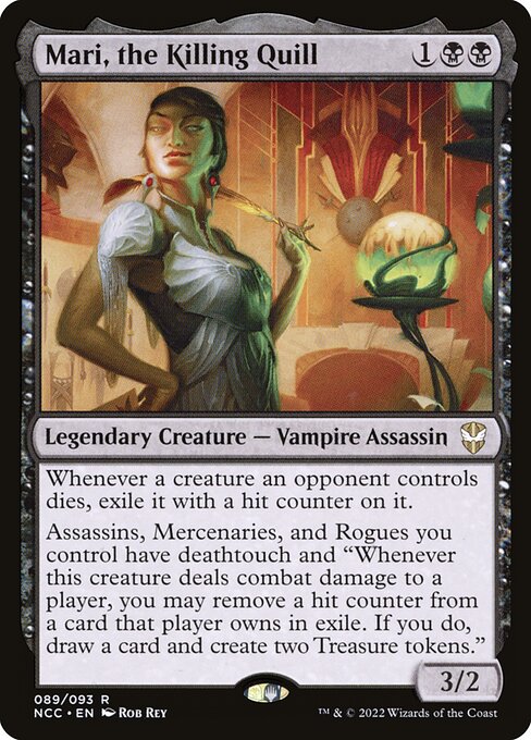 Carta Mari, la Pluma Asesina — New Capenna Commander · NCC · #89