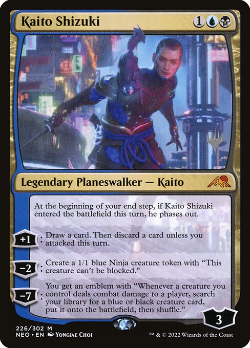 Carta Kaito Shizuki — Kamigawa: Neon Dynasty Promos · PNEO · #226p