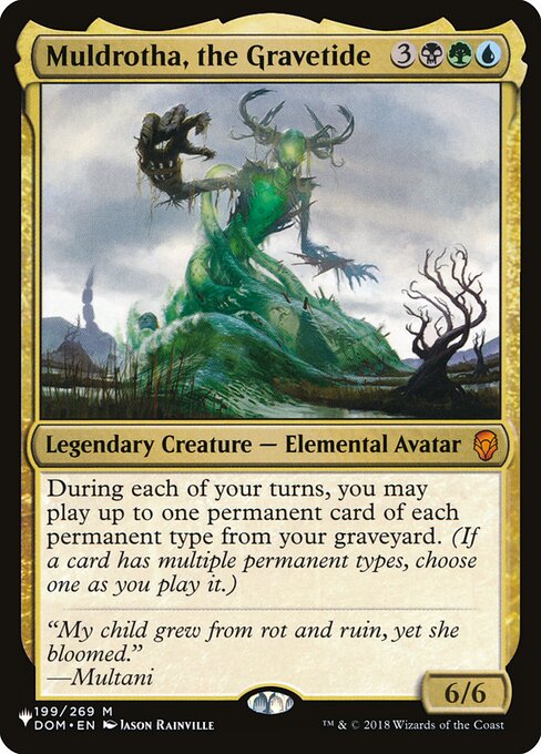 Muldrotha, tumba pantanosa — The List
