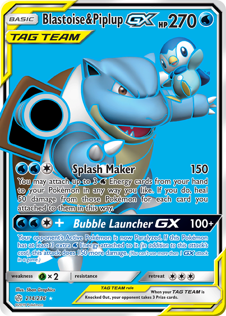 Blastoise & Piplup GX