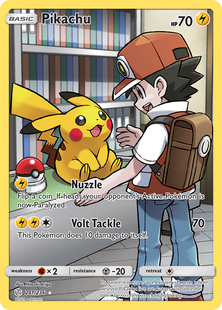 Carta Pikachu — Cosmic Eclipse · #241