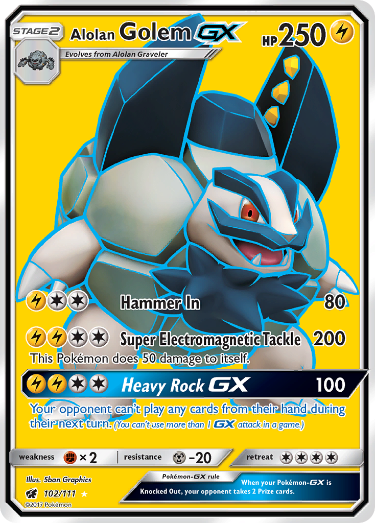 Alolan Golem GX