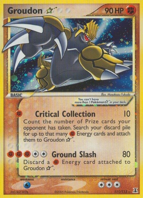 Groudon ☆ Gold Star