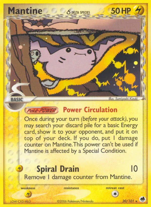 Mantine δ Delta Species