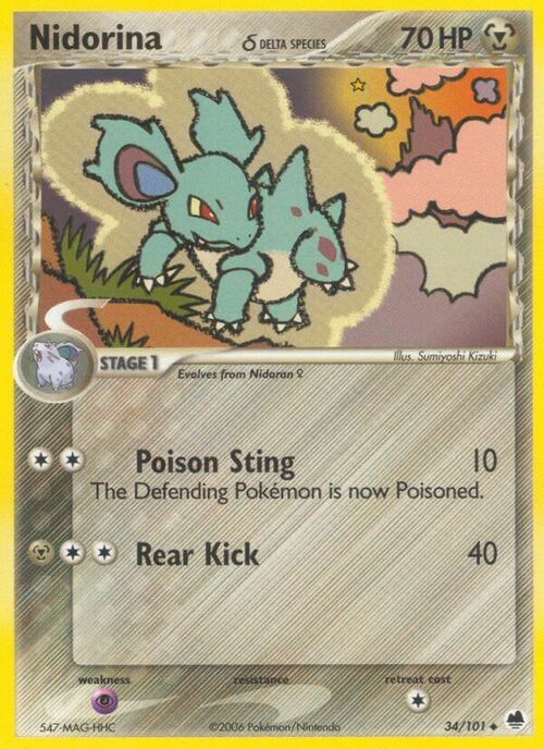 Nidorina δ Delta Species