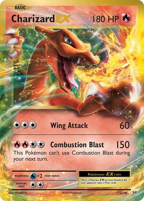 Charizard EX, una carta de Pokémon