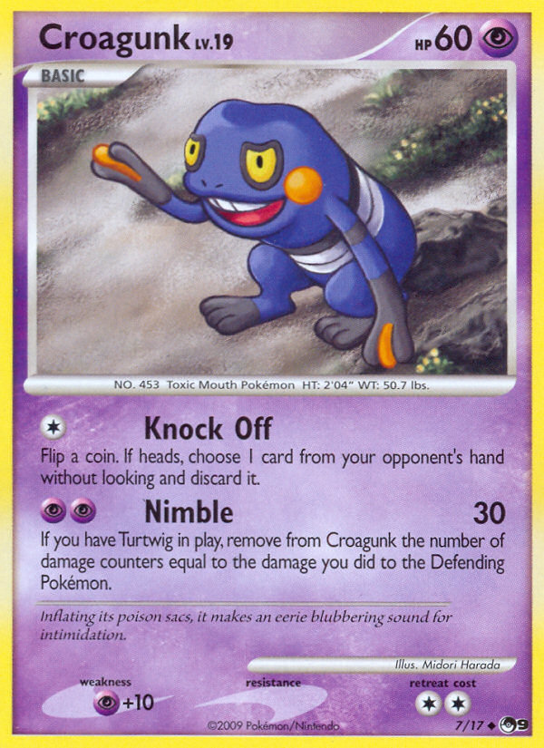 Croagunk Lv.19