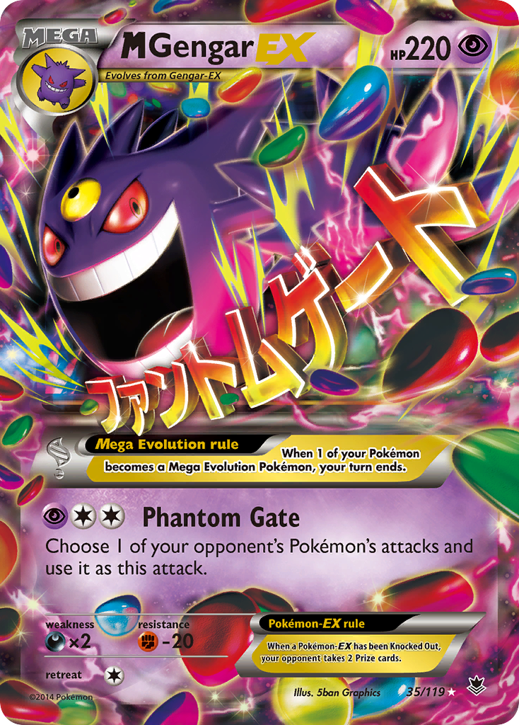 Carta M Gengar ex — Phantom Forces · #035