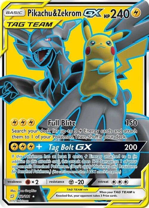 Pikachu & Zekrom GX