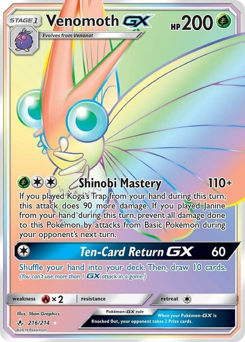 Venomoth GX
