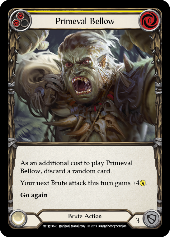 Primeval Bellow - Yellow