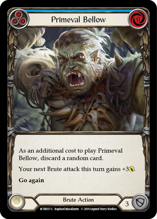 Primeval Bellow - Blue