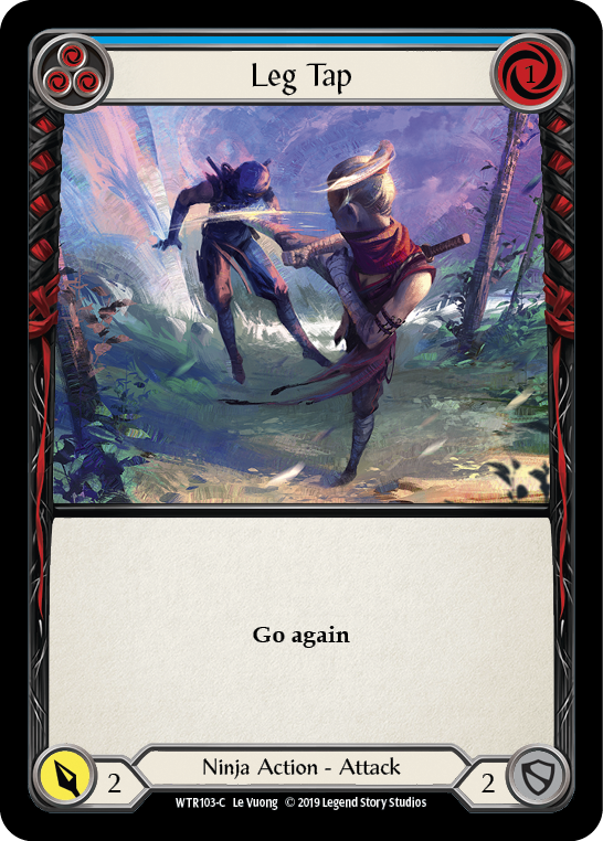 Leg Tap - Blue