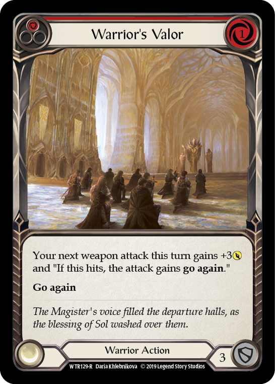 Warrior's Valor - Red